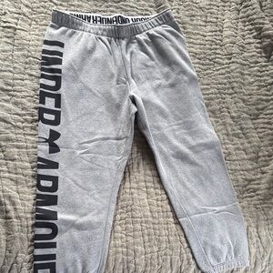 Under Armour Gray Logo Sweatpants